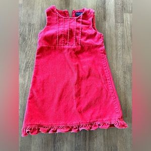 Vtg- Red Corduroy Dress- Ralph Lauren- 3T- SO cute!